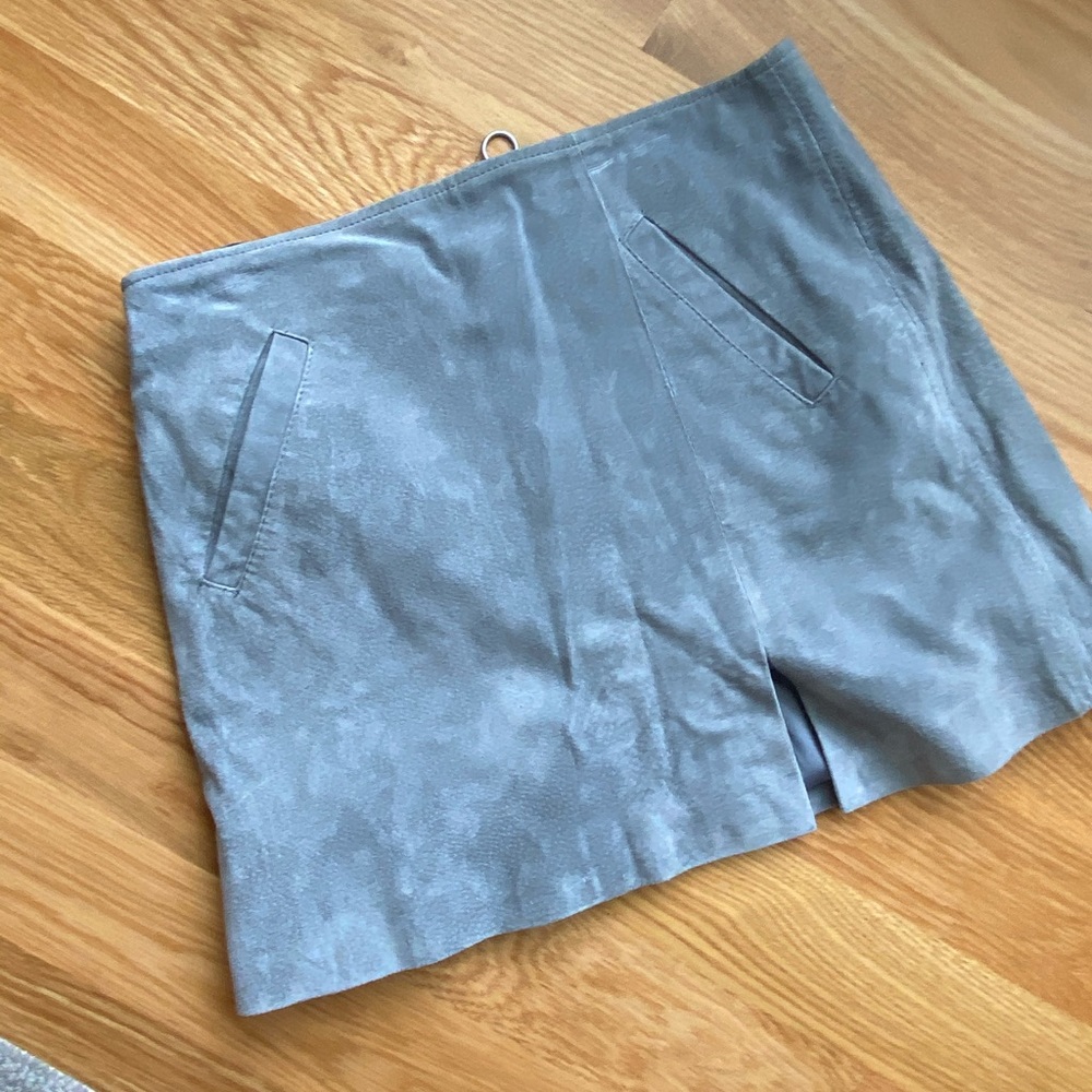 Blanknyc grey suede skirt size 27